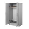 65-Inch Freestanding Tall Cabinet with Clothing Rod and Shelves for Bedroom or Kitchen Storage